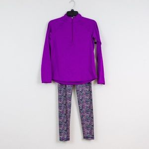 Justice for Girls Athletic Top and Legging Set